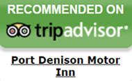 Recommended on Trip Advisor - Port Denison Motor Inn